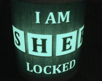I am Sherlocked Sherlock Holmes Glow in the Dark Mug