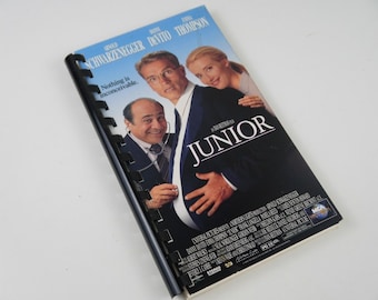 Handmade Junior 1994 Movie Re-purposed VHS Cover Notebook Journal