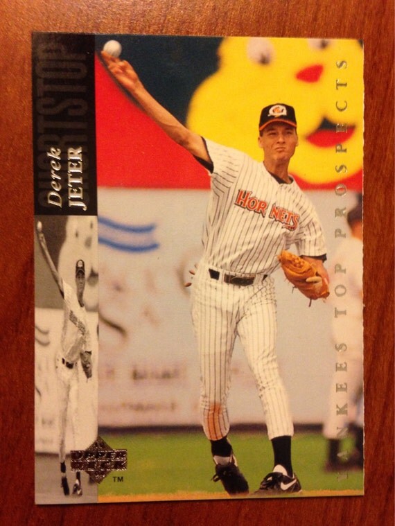 Derek Jeter 1994 ROOKIE Card New York Yankees Top Prospects