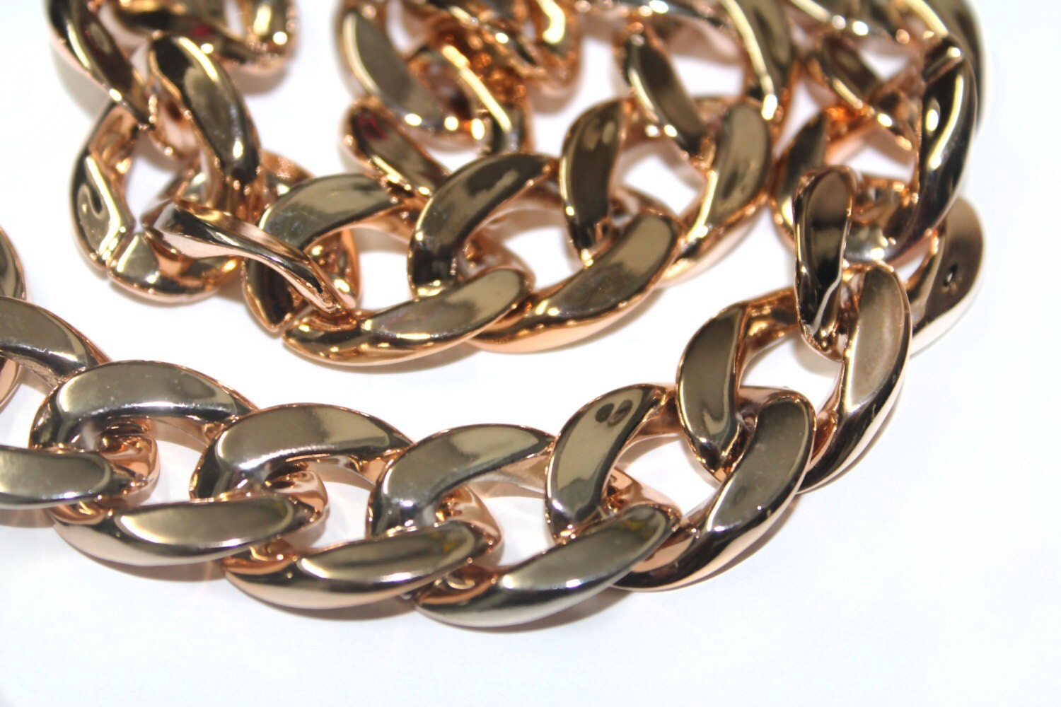 1 YARD Gold Lightweight Chain Links Trim 0.6