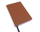 Cognac Notebook, Moleskin Journal, Quarter-Page