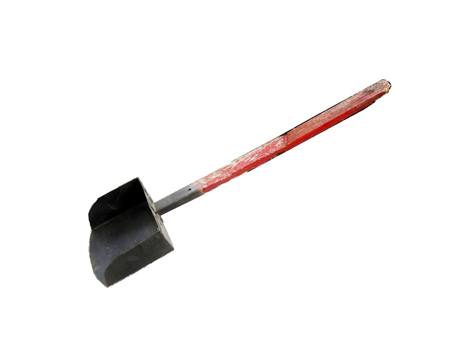 Primitive Antique Iron Grain or Coal Scoop Industrial