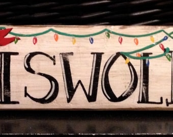 Fun Old Fashioned Griswold Christmas-Christmas Sign-Humor-Christmas Decor-3.5x18"