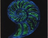 New Gilded Nautilus Shell