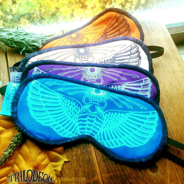 Yoga Mask Enlightened Trilobite Eye Mask for Yoga by TRILODEON