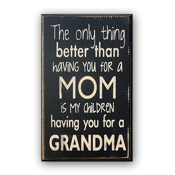 Mom/Grandma distressed home decor wall art by MannMadeDesigns4