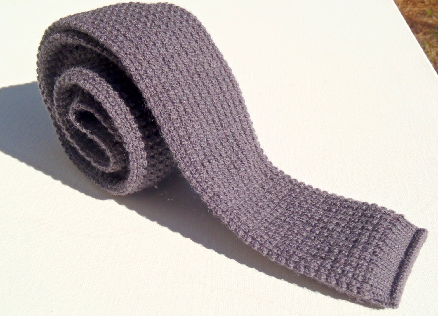 wool square tie