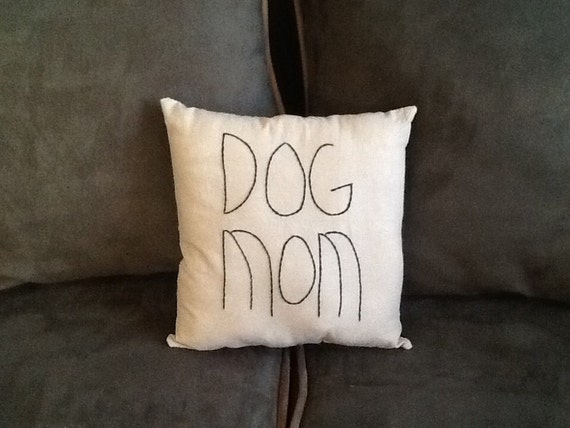 dog mom pillow