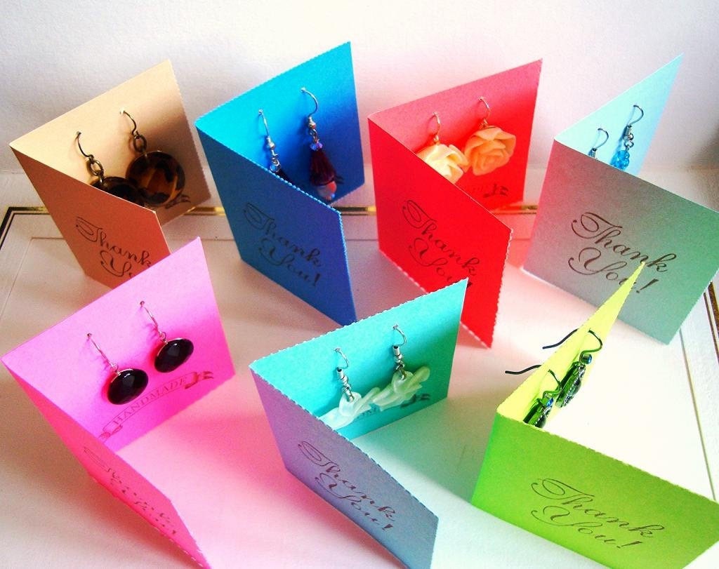 Earring cards Earing Holder Earring Cards with ties Pick