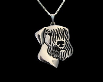 Schnauzer set di mollette in una scatola con immagine Art-Dog