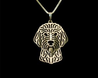 Goldendoodle jewelry - gold pendant and necklace. ... Goldendoodle jewelry - gold pendant and necklace. ...