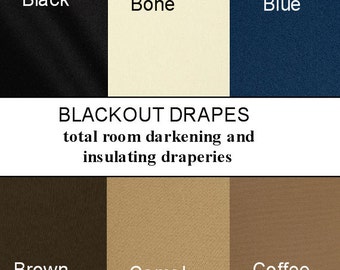 Blackout Curtains>SALE Custom Made Blackout Drapes From 2 story extra long drapes to small window curtains