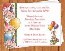 Popular items for bunny birthday party on Etsy