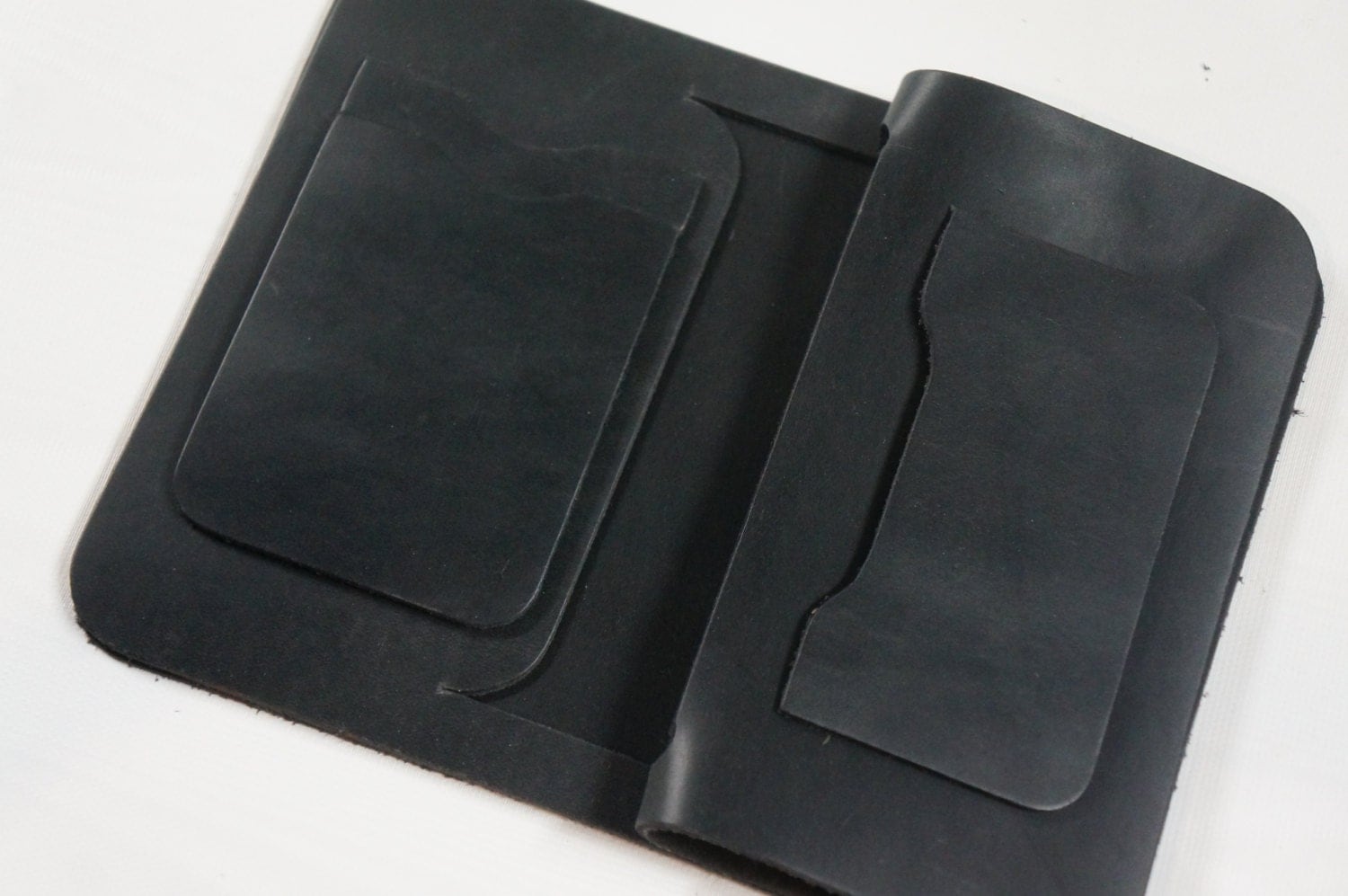 Biker/Trucker DIY leather wallet kit by LeatherLegion on Etsy