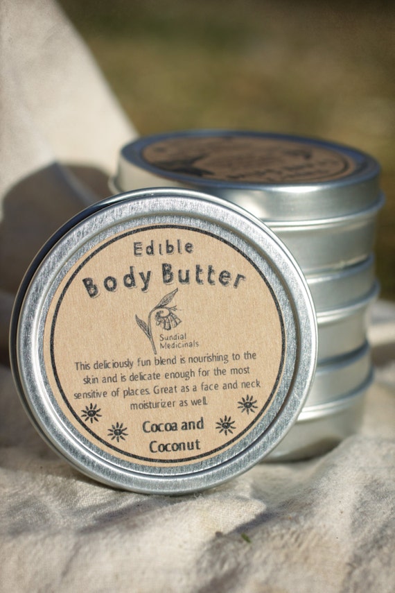Edible Body Butter Vanilla Coconut Herbal by SundialMedicinals