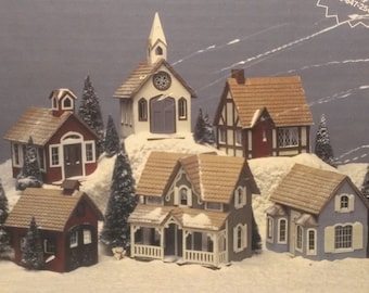 The Greenleaf Village, Christmas Under the Tree, Train Town Village, Dollhouses, by Greenleaf