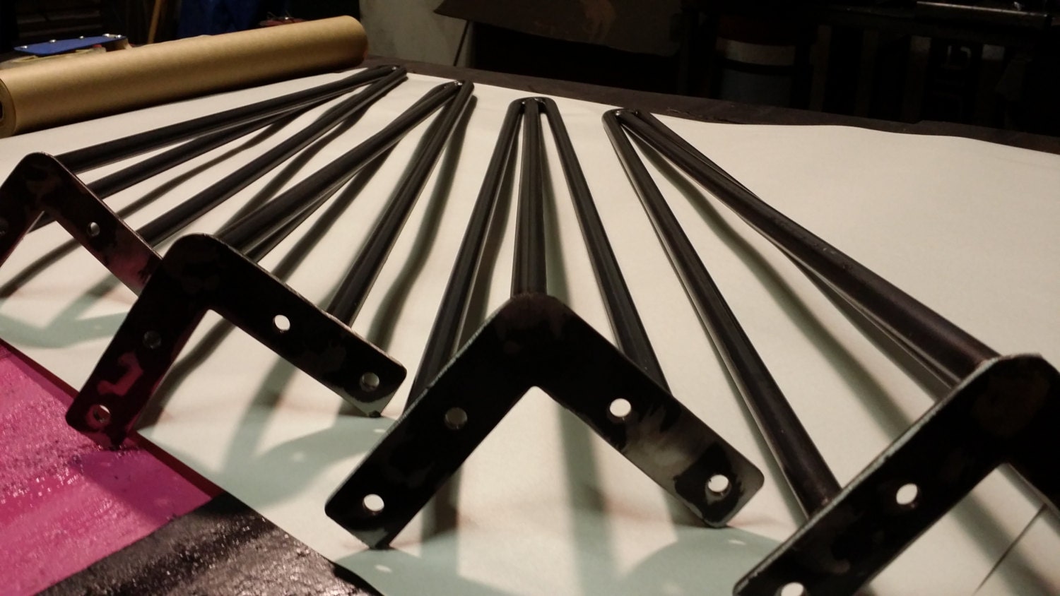 16 3rodtable legs hairpin legs set of 4 hairpin