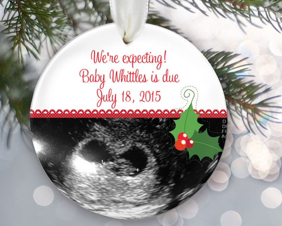 expecting a baby personalized christmas ornament ultrasound expecting a baby personalized christmas ornament ultrasound