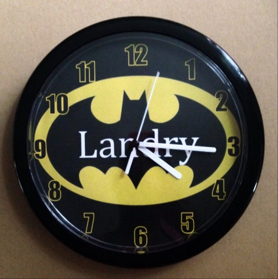Personalized Batman Wall Clock