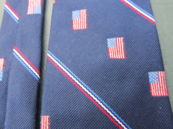 American Flag Neck Tie Mens Accessories By Doodahsattic On Etsy 6002