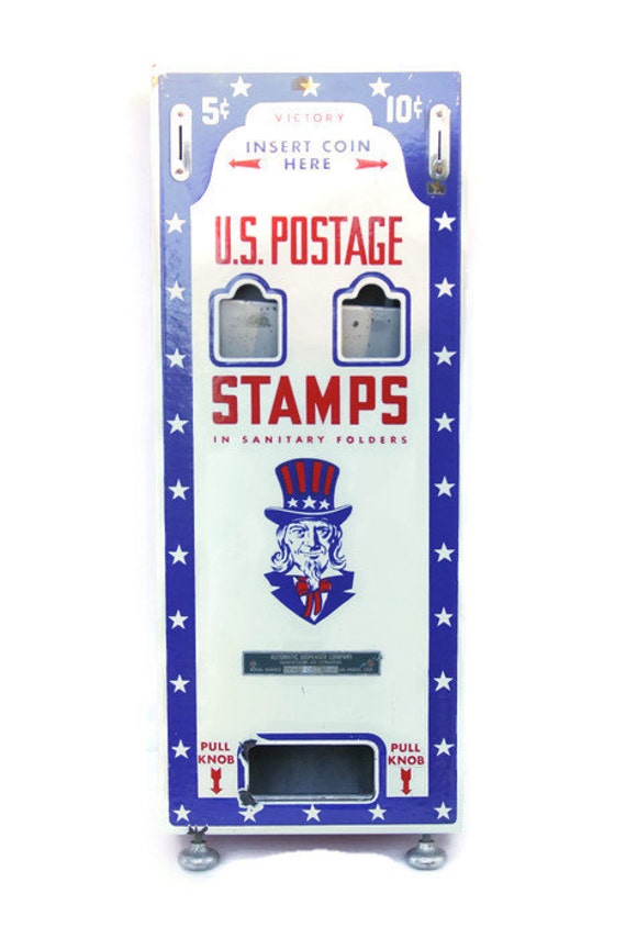 Vintage Postage Stamp Machine Postage by