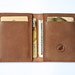 Mens Wallet  Slim Wallet Brown Leather Front Pocket Wallet Gift For Him Personalized (if need)