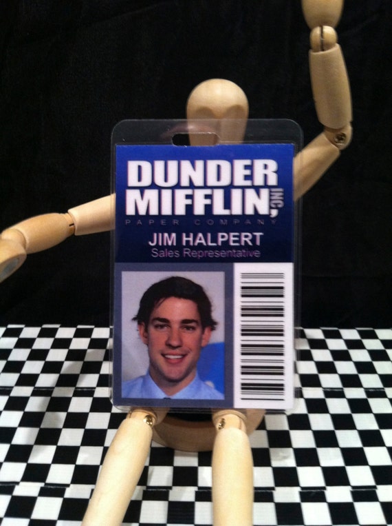 Dunder Mifflin Name Tag Printable Jim