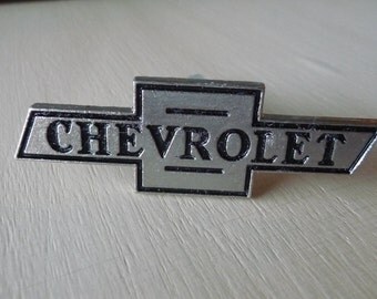 3" Chrome Chevy CHEVROLET Knob - Cabinet Drawer Pull - Auto Car Metal Knobs Garage Decor - USA Vintage Style Truck Shop