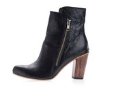 Sale 40% off BLack Heel Boots - High Heels Black Booties - Handmade by ImeldaShoes