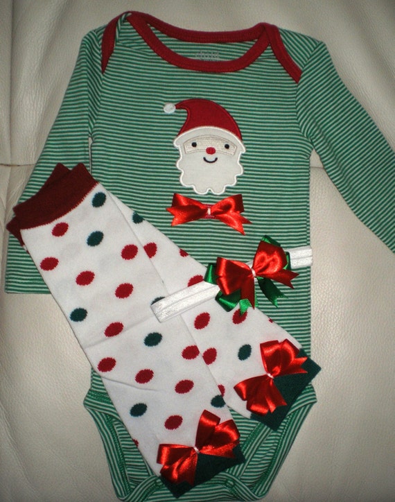 Items similar to Christmas Baby Outfit, Onesie Outfit, Baby Toddler ...