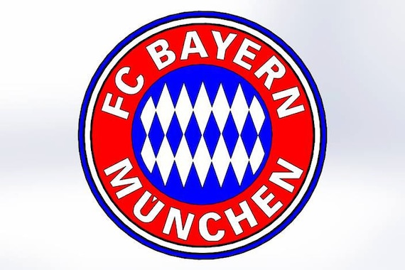 FC BAYERN München Logo Maschine Stickerei Muster-vorhandenen