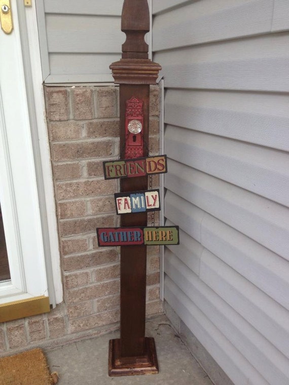 Items similar to Decorative Post for front Door on Etsy