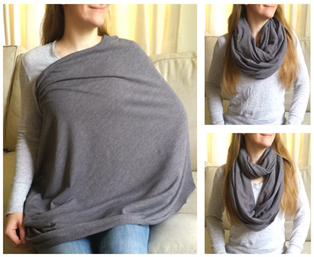 Nursing Scarf / Infinity Scarf / Nursing Cover Dark