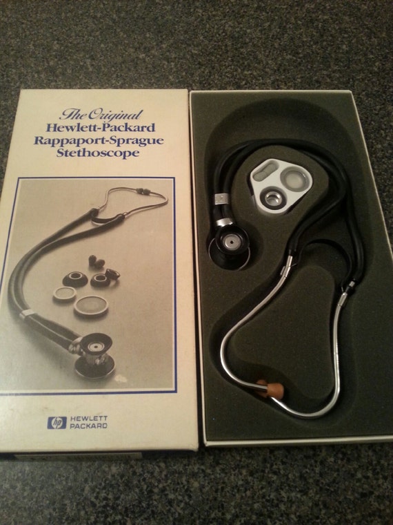 HP Hewlett Packard Rappaport Sprague Stethoscope 1990.