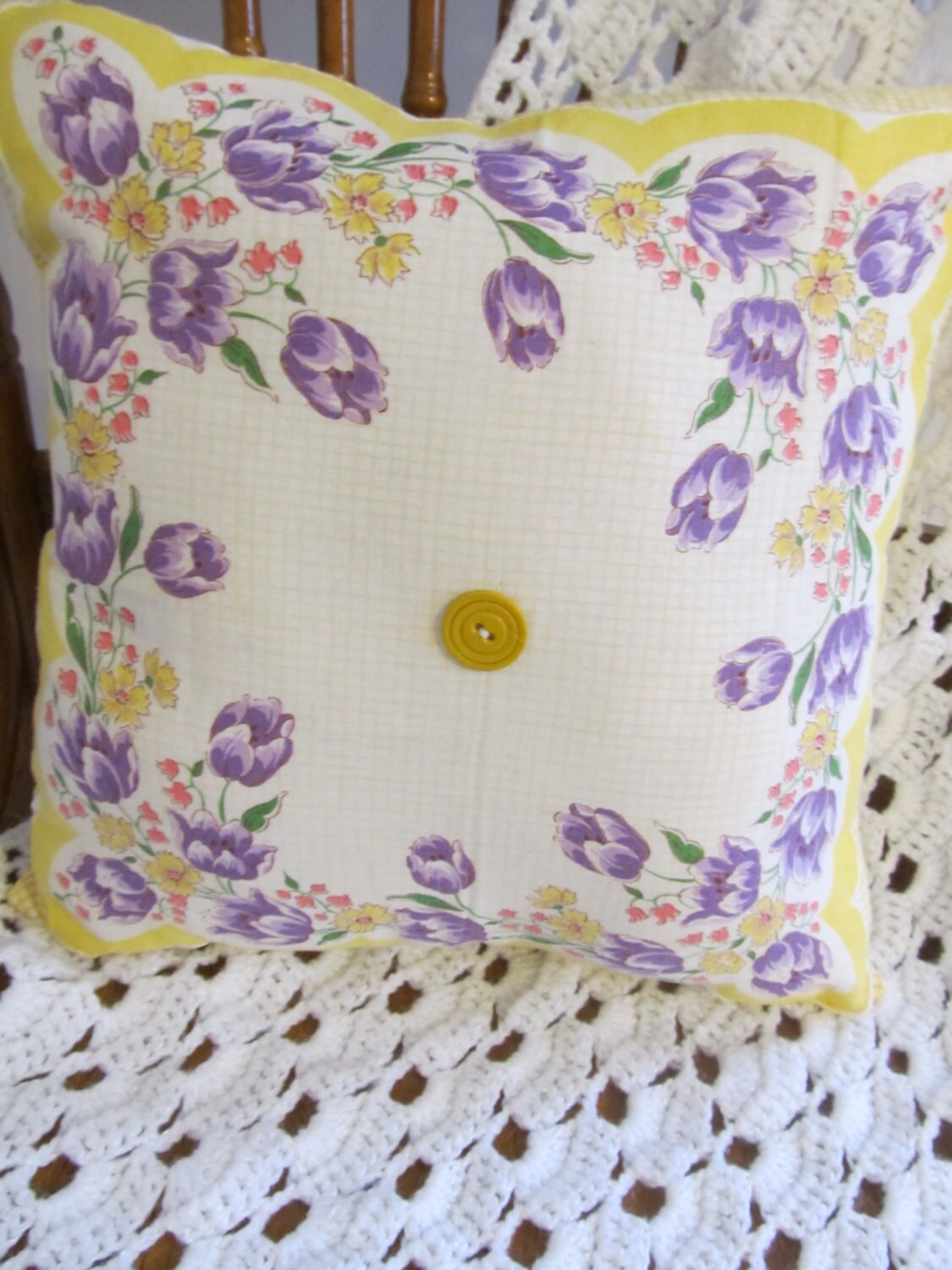 Yellow Handkerchief Pillow