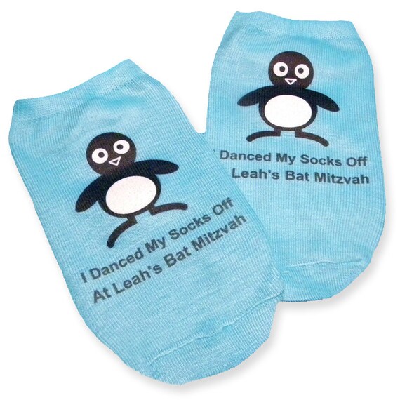 Bar Mitzvah Bat Mitzvah Socks Custom Printed by