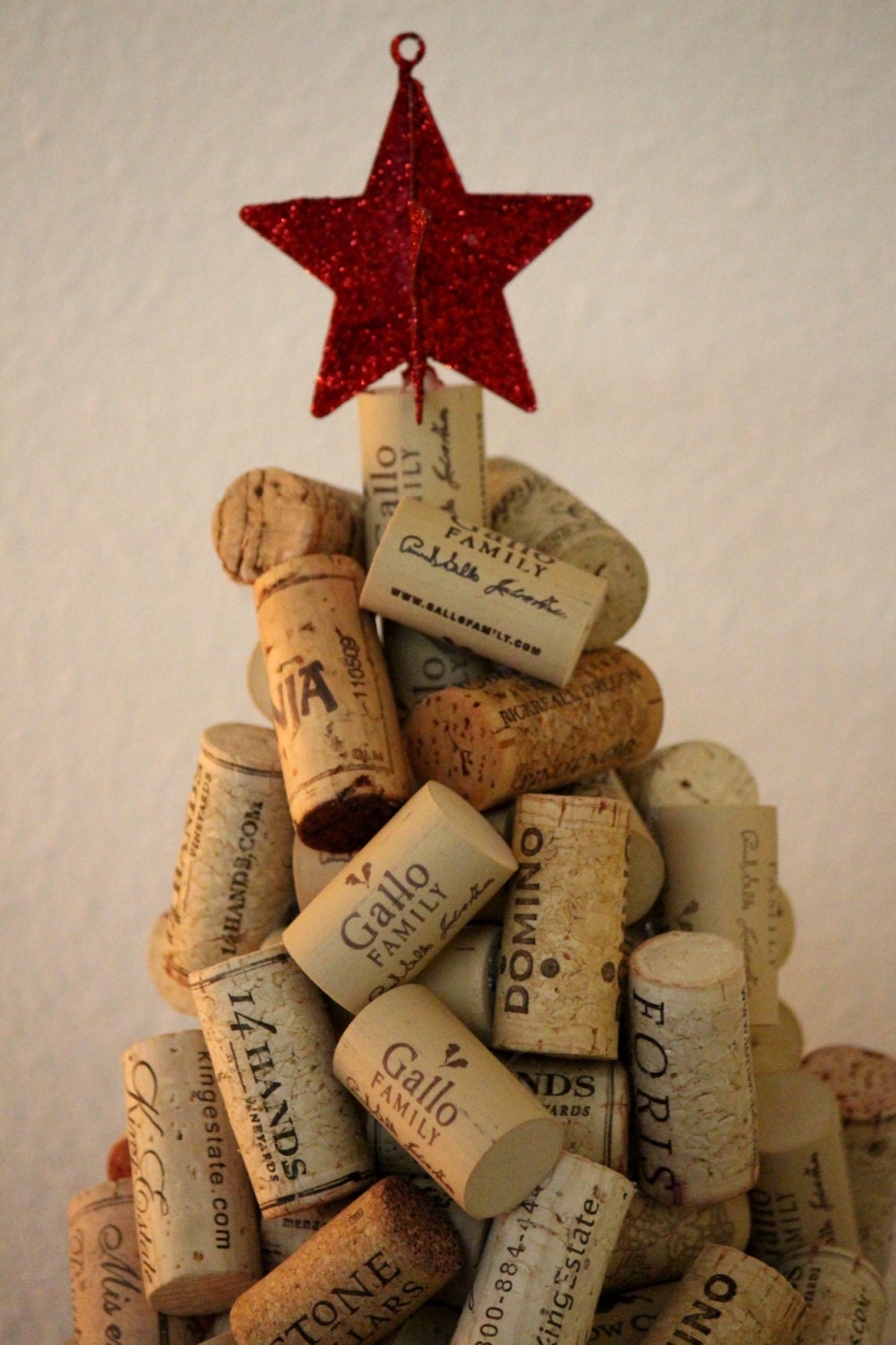 Sapin de Noël de bouchons en liège arbre de Noël de Liège