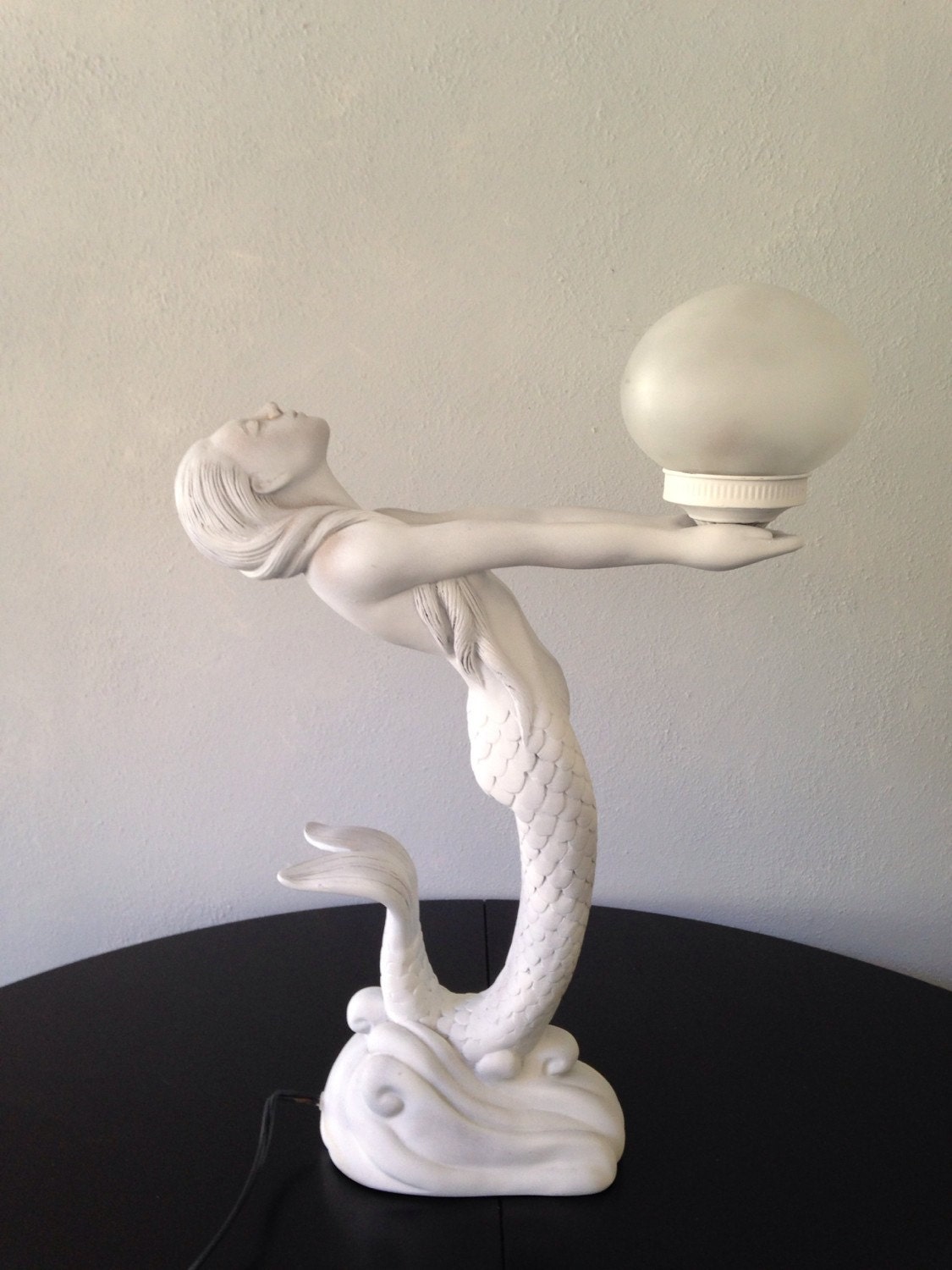 Mermaid Statue Lamp by MayaVintage on Etsy