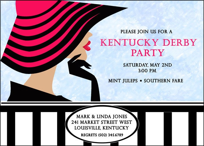 Derby Party Invitations 9