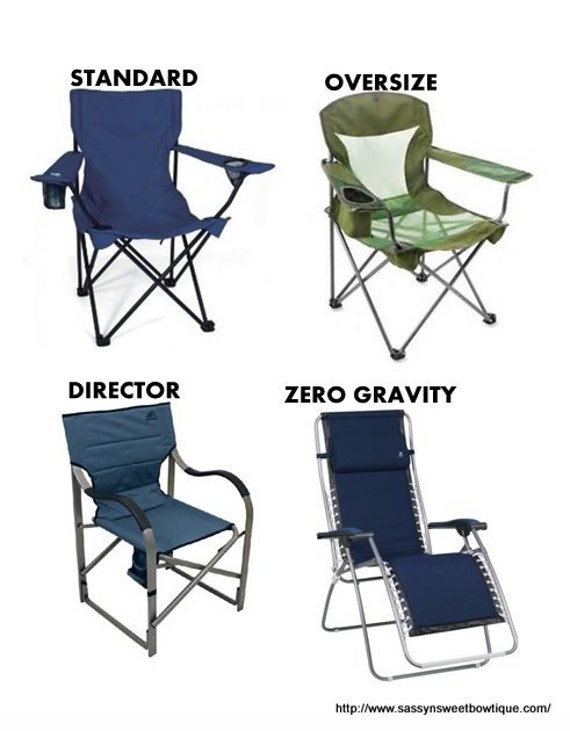 Camp Chair Cover Embroidered/Personalized