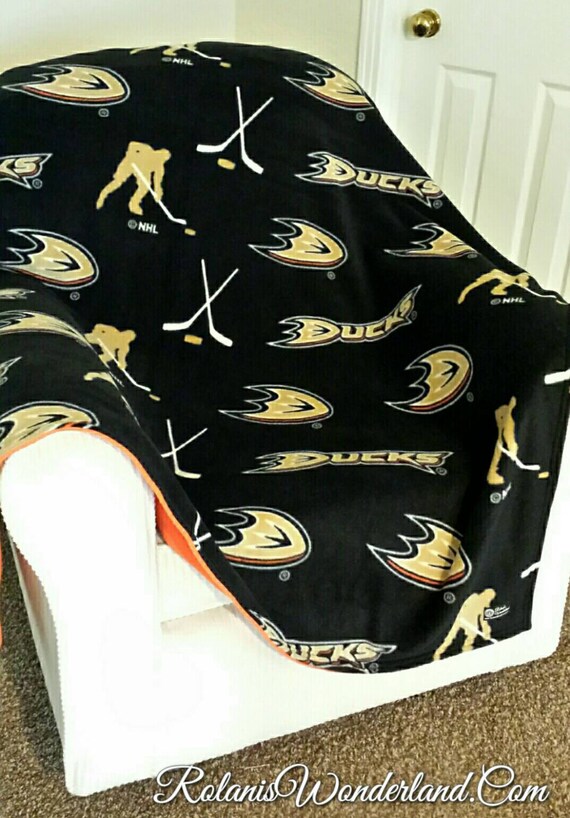 NHL Anaheim Ducks Custom Fleece Blankets by RolanisWonderland
