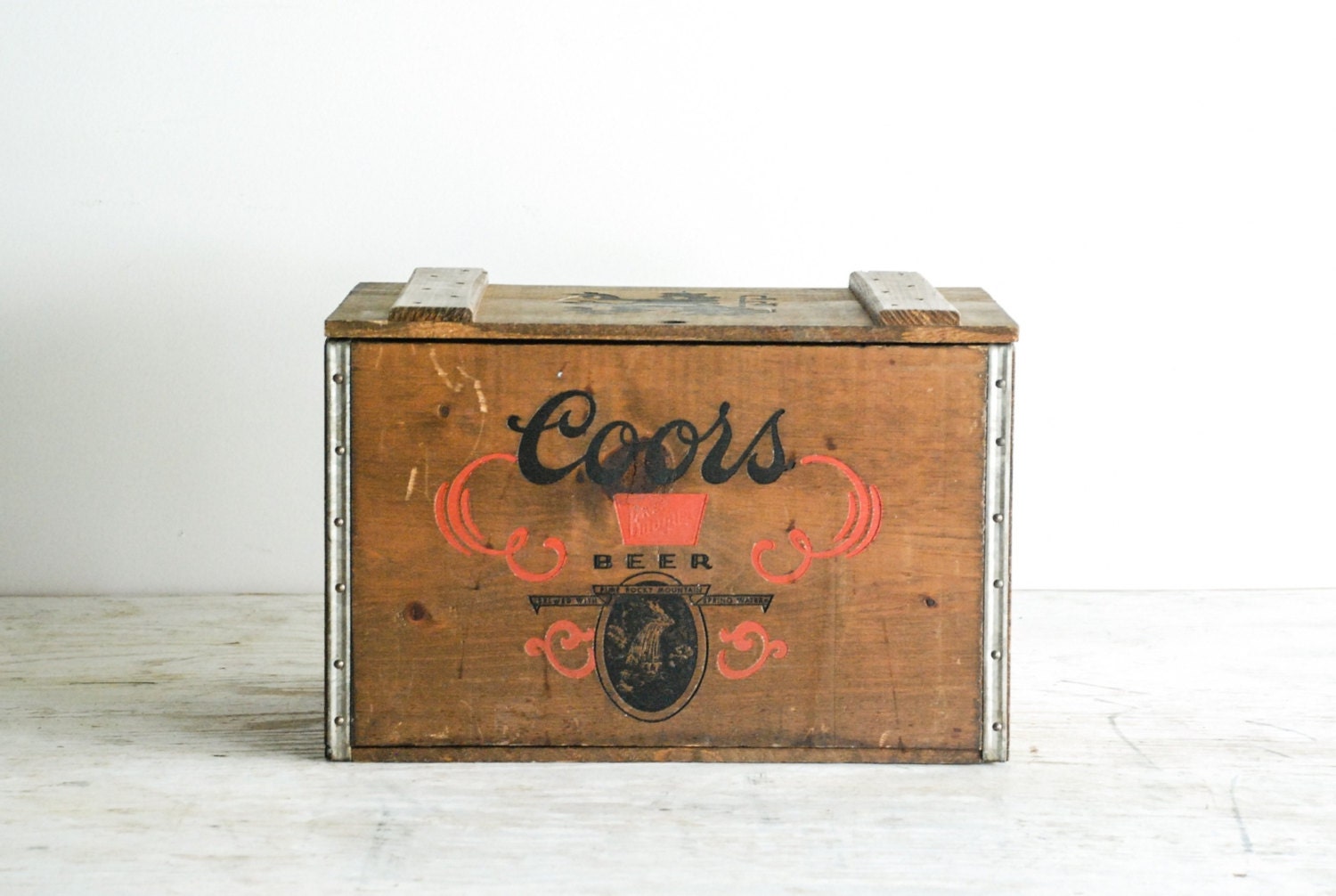 wood crate box crate antique crate box antique beer crate
