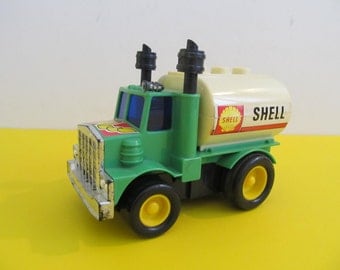 Shell Truck, Shell Oil Truck, Trucks, Toy Trucks, Collector Trucks, Boys, 1982 Endeavor Industries, Hong Kong, Vintage Trucks, Vintage Toys