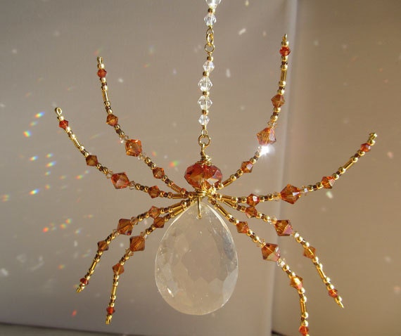 crystal spider figurine