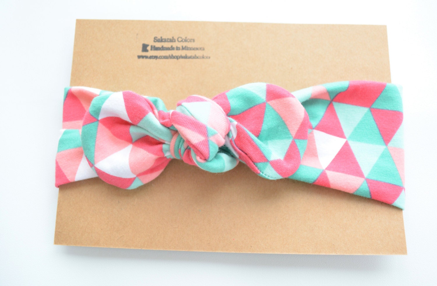 Knot Headband Corals, Pinks, Mints