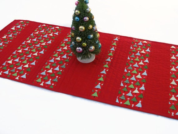 Christmas dimensions runner Trees standard Quilted table Table Tablerunner Christmas  Runner,