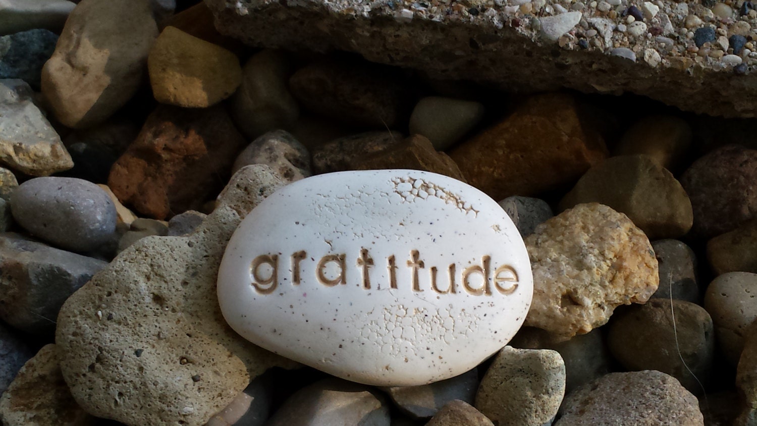 Gratitude pocket message stones ooak pocket mementos stone