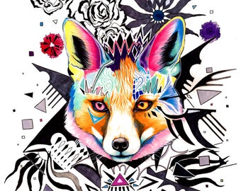 Mad Fox- Original painting
