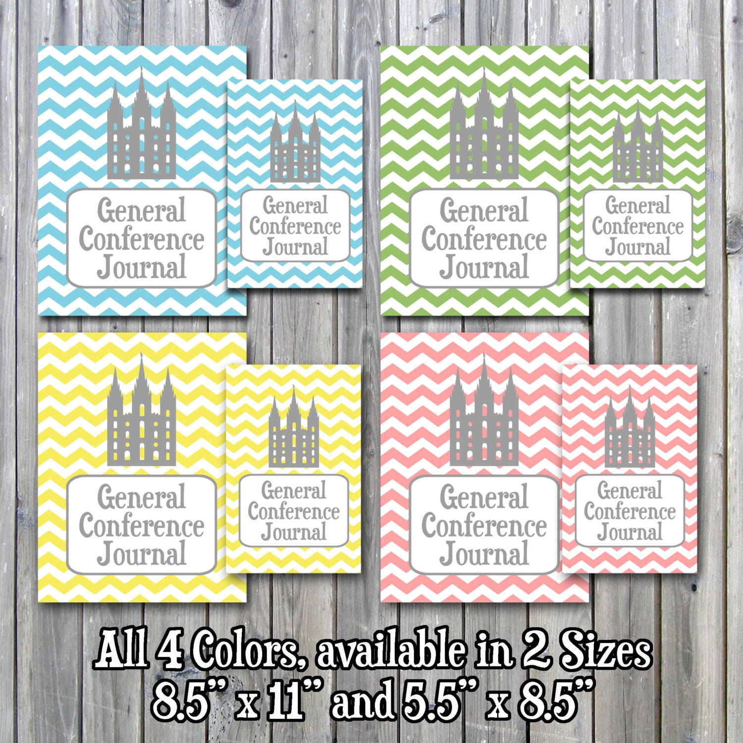 LDS General Conference Journal Printable Includes 2 sizes
