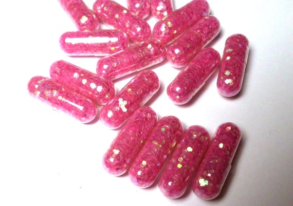 Glitter Pills, Glitter Pill, Sparkle Pill, 10 Pills, Pink Fairy Poop ...